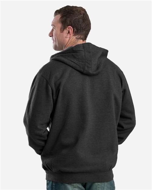 Berne Men's Heritage Full-Zip Hooded Sweatshirt 52/48 Fleece