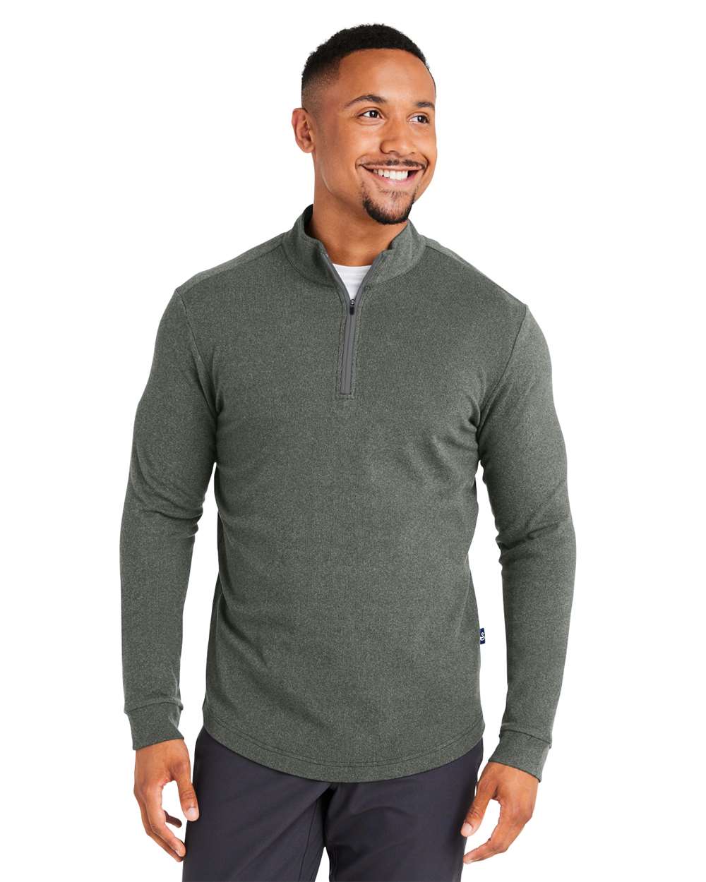 Swannies Men's Emery Quarter-Zip Pullover Soft Performance Stretch Fleece