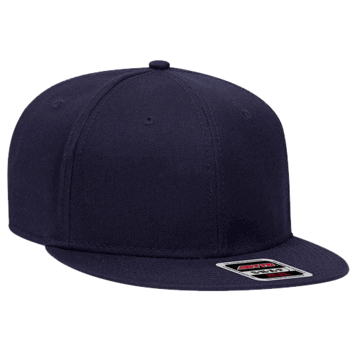 OTTO Snap 6-Panel Pro Profile Structured Snapback Hat Flat Bill