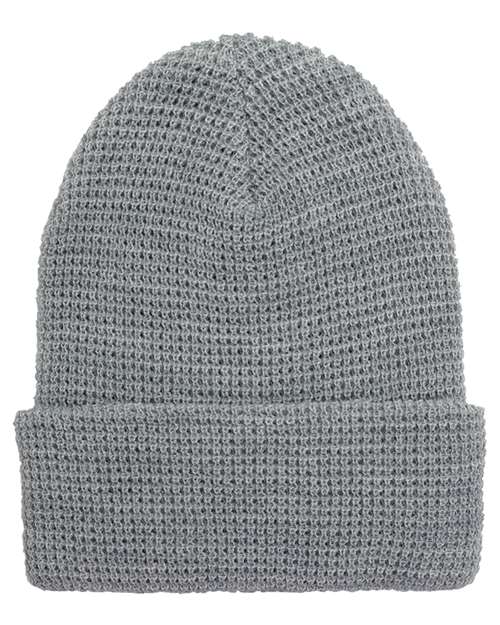 Premium Waffle Cuffed Beanie by YP Classics 2501KC
