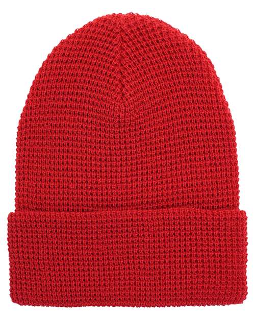 Premium Waffle Cuffed Beanie by YP Classics 2501KC