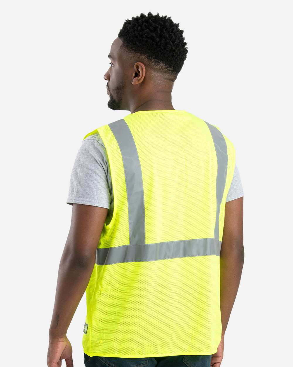 Berne Hi-Vis Class 2 Economy Safety Vest with Reflective Tape