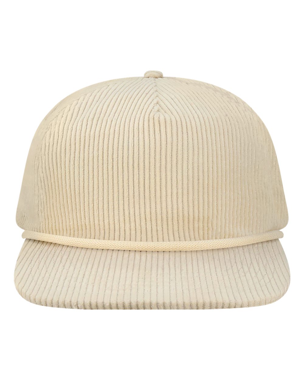 LOCALE Wilson Corduroy Rope Cap Five-Panel Unstructured Snapback