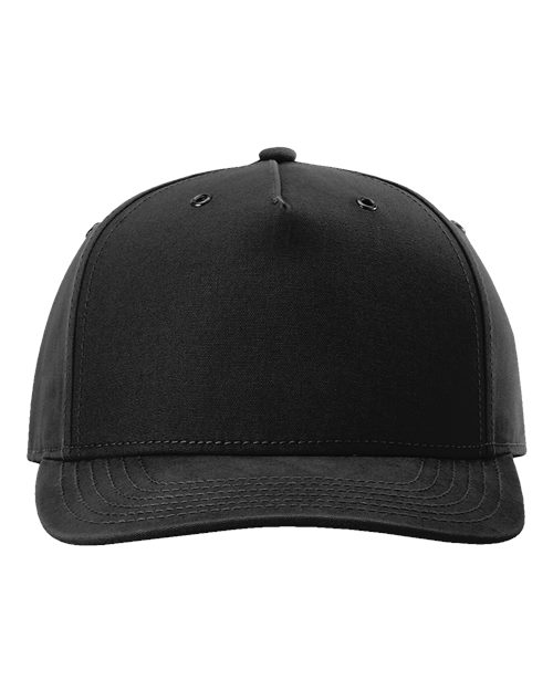 Richardson Burnside Structured Five-Panel Cotton Snapback Cap Pre-Curved