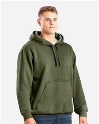Berne Men's Heritage Zip Pocket Hooded Sweatshirt Heavy Fleece