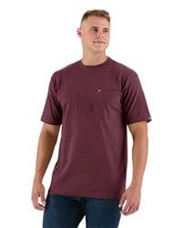 Berne Tall Men's Lightweight Performance Pocket T-Shirt Moisture-Wicking Tagless