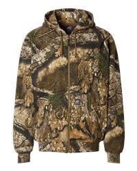 Berne Tall Thermal-Lined Full-Zip Hooded Sweatshirt Workwear for Men