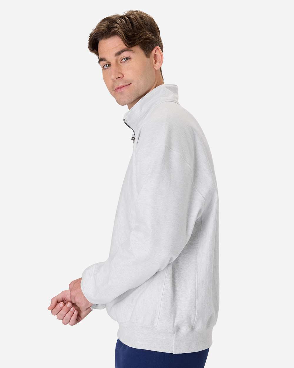 Hanes Men's Beefy Premium Heavyweight Quarter-Zip Sweatshirt Warm Fleece