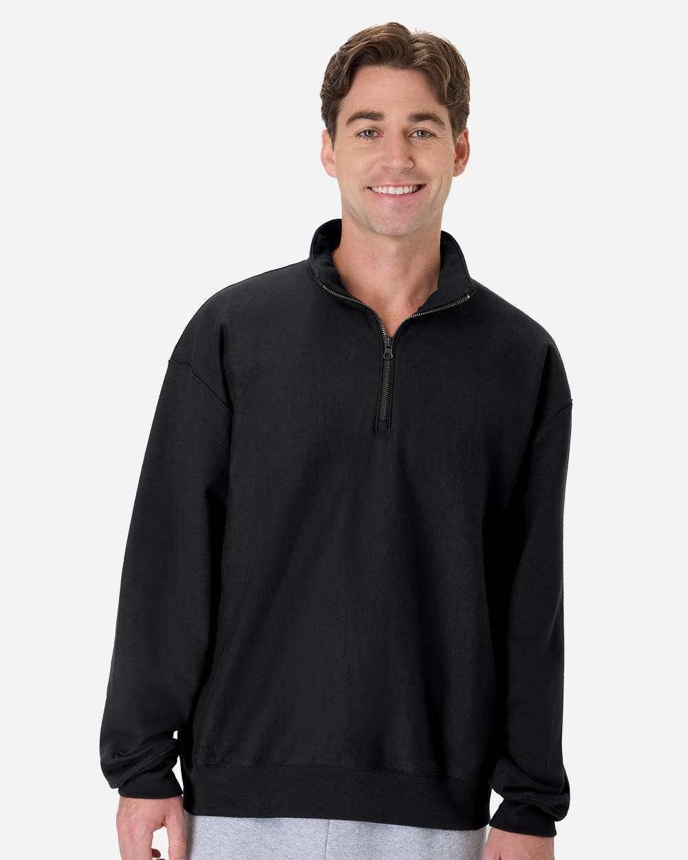 Hanes Men's Beefy Premium Heavyweight Quarter-Zip Sweatshirt Warm Fleece
