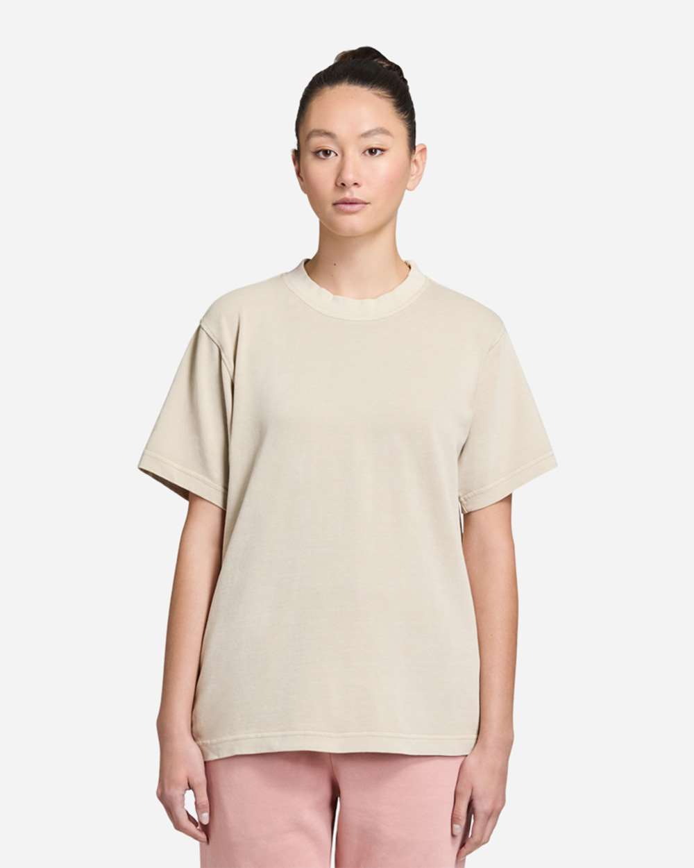 Lane Seven Urban Heavyweight Pigment-Dyed Oversized Boxy Cotton T-Shirt