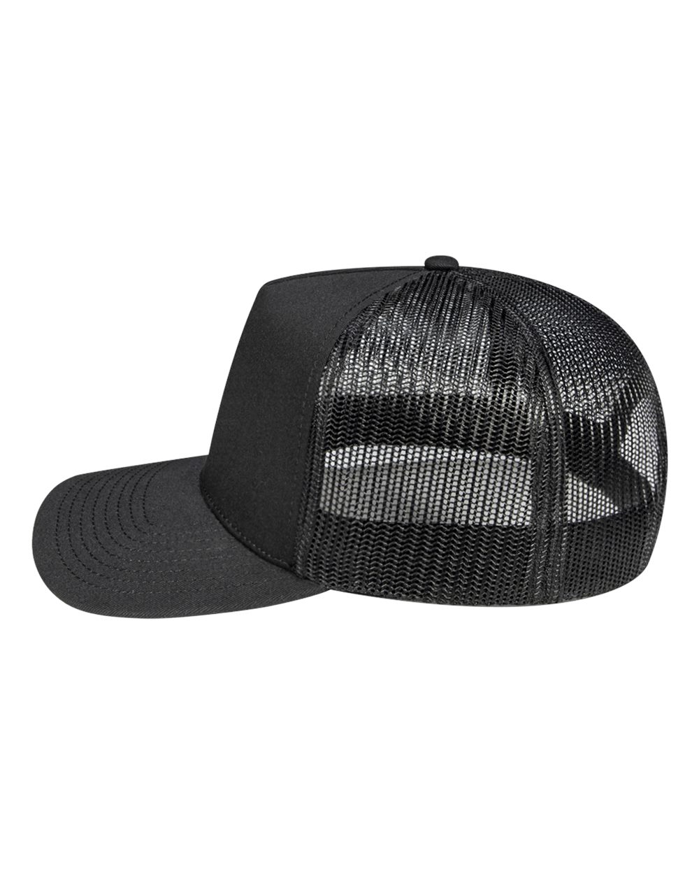 Pukka Rudder Five-Panel Trucker Cap Adjustable Snapback Mesh Back