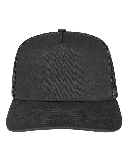 Pukka Rudder Five-Panel Trucker Cap Adjustable Snapback Mesh Back