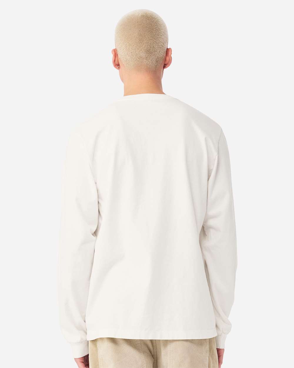 Soft Garment-Dyed Unisex Long Sleeve Tee: Premium Ring-Spun Cotton, Relaxed Fit