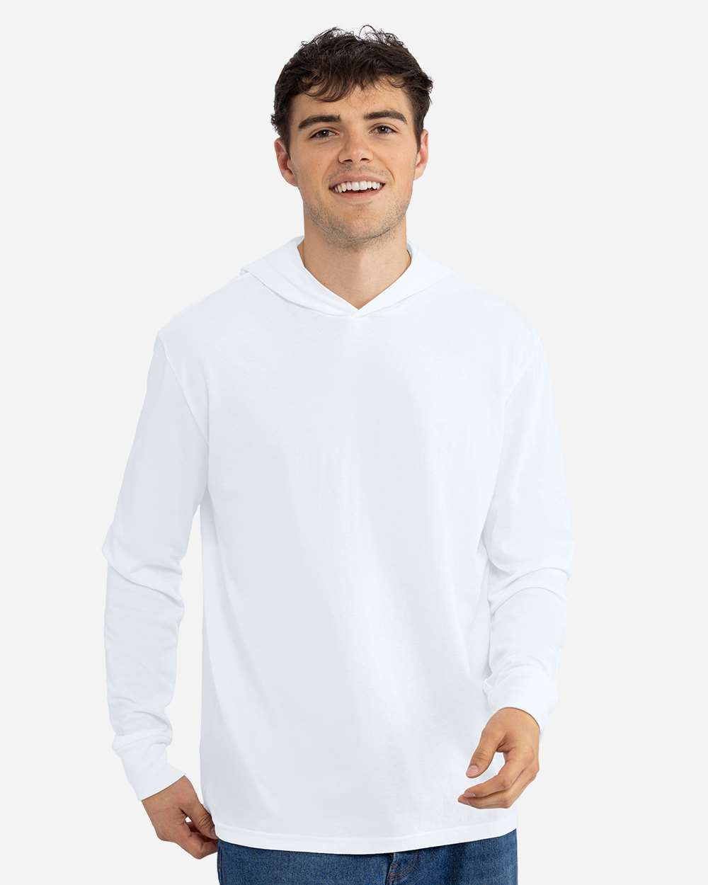 Premium CVC Blend Unisex Hoodie Long Sleeve T-Shirt - Soft, Durable, Versatile