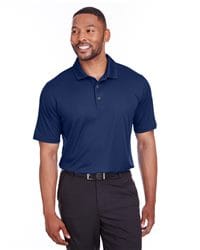 Swannies Men's James H Heathered Performance Golf Polo Shirt