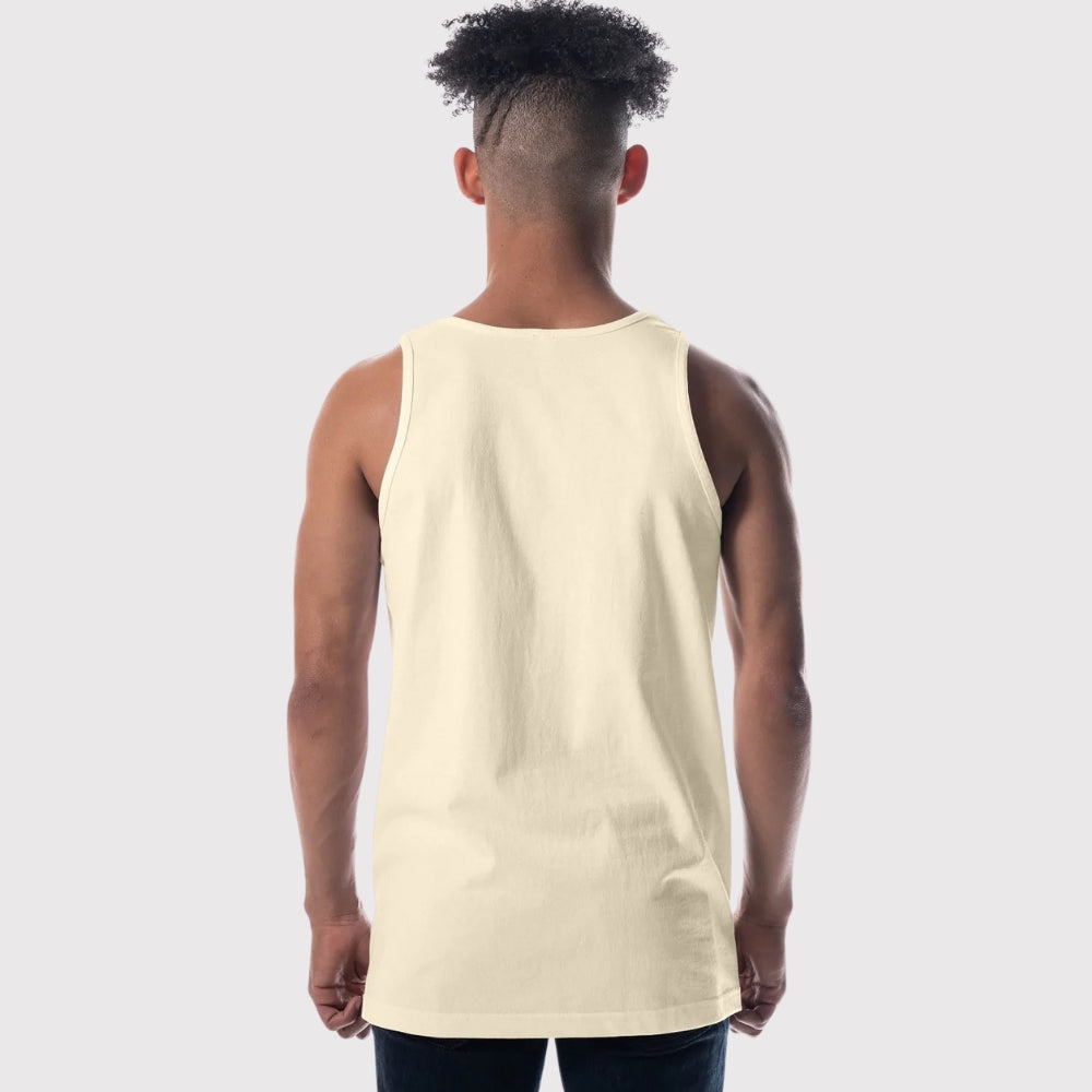 Men's Heavyweight 100% Open-End Cotton Classic Fit Tank Top Durable