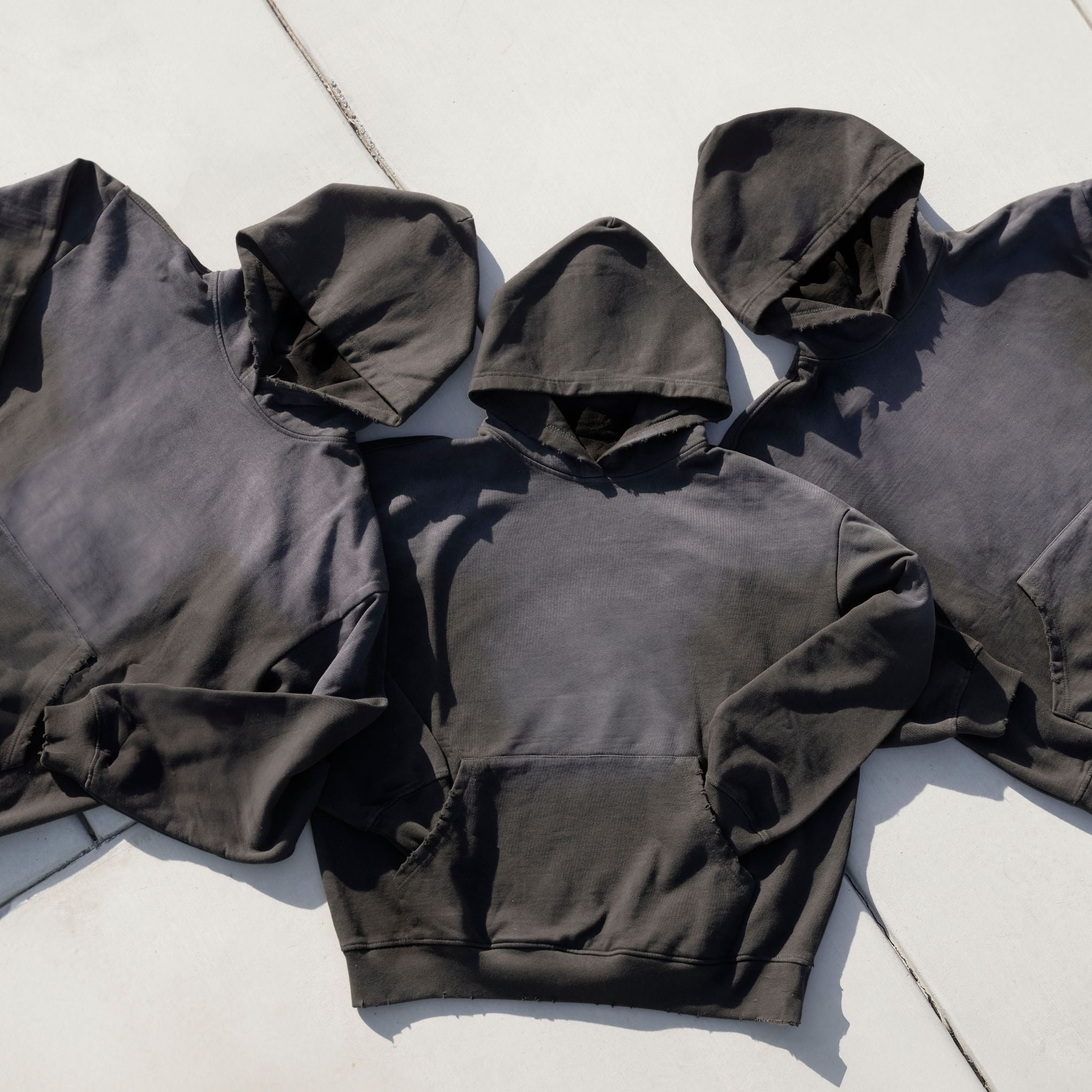 Cotton Collective 14oz Brushed Cotton Oversized Hoodie with Vintage Edges