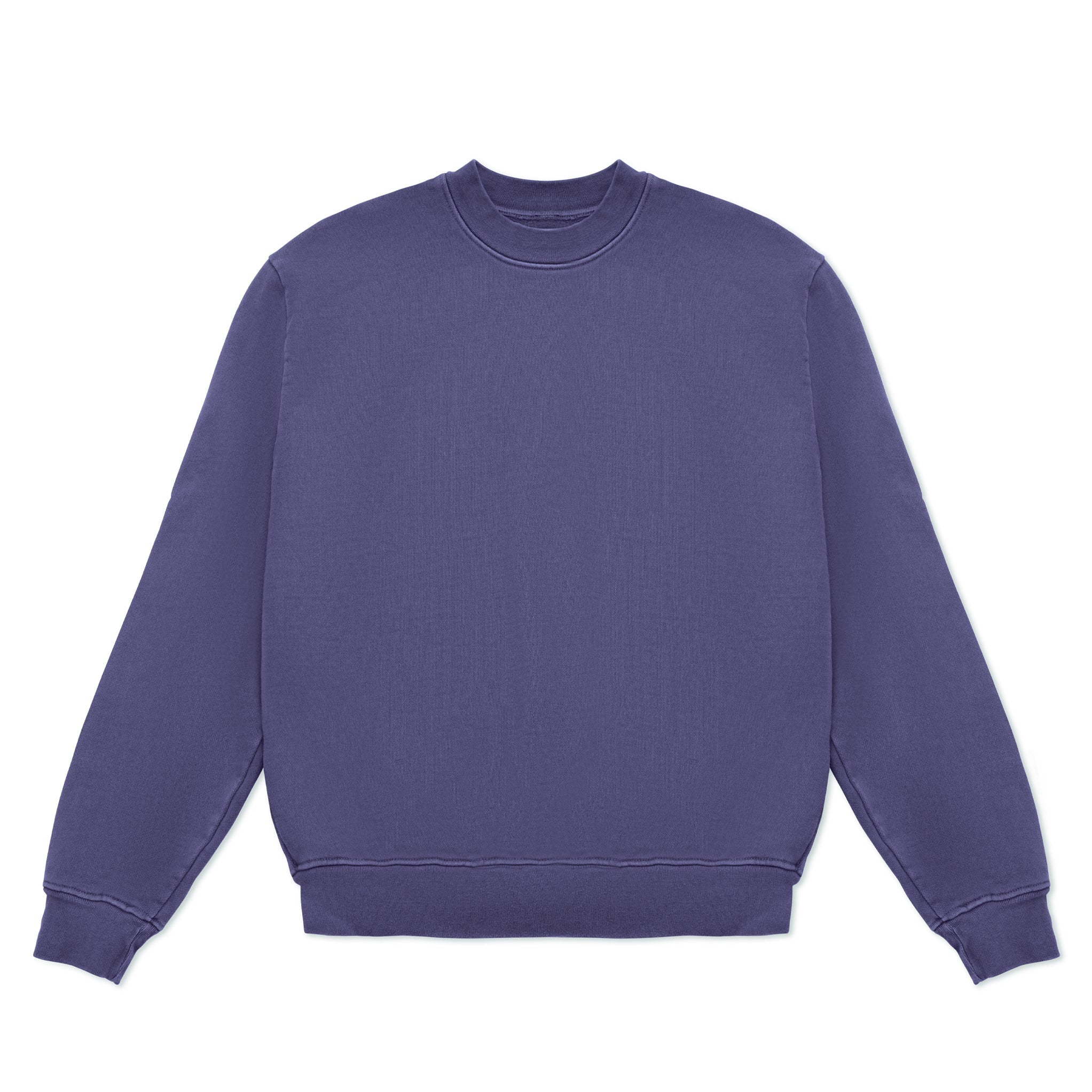 Premium 15oz Heavyweight Cotton Fleece Crewneck Sweatshirt - Oversized Drop Shoulder Design