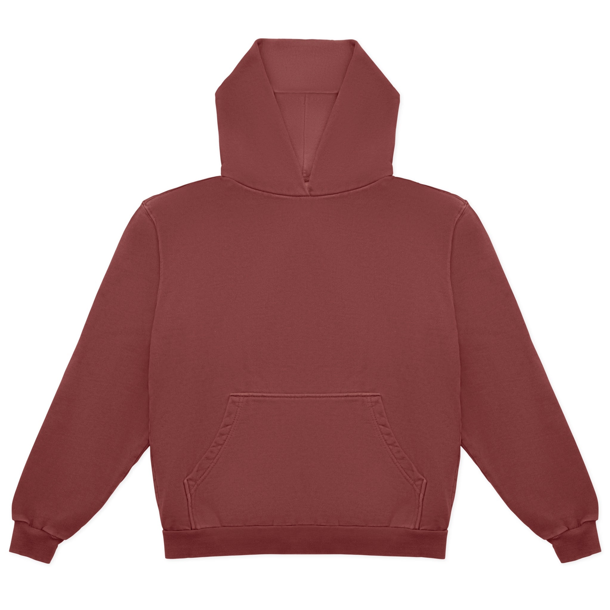 15oz Heavy Cotton Hoodie Oversized Drop-Shoulder Pigment-Dyed Fleece