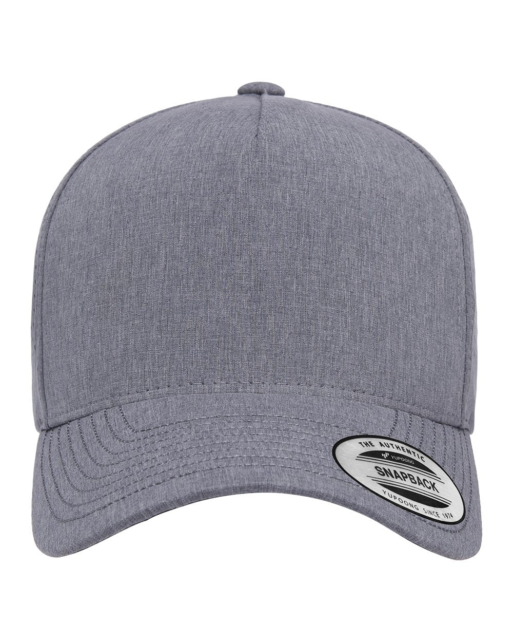 YP Classics Five-Panel Snapback Cap with Perforated Breathable Design