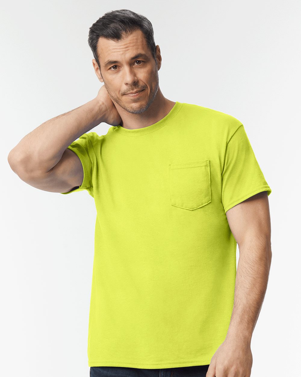 Gildan 8300 Unisex DryBlend Pocket T‑Shirt – Sustainable Comfort