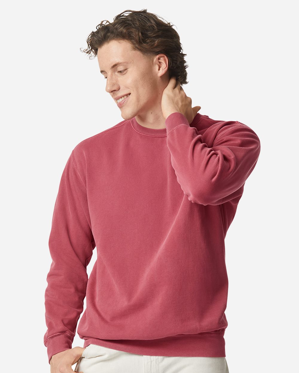 Comfort Colors 1566 Unisex Garment-Dyed Relaxed Fit Crewneck Sweatshirt