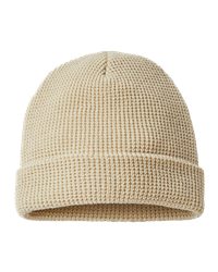 Richardson Waffle Cuffed Beanie with Adjustable Cuff, 11.5" Knit