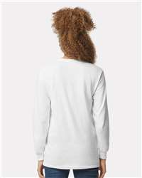 Gildan Ultra Cotton Heavyweight Long Sleeve T-Shirt 2400 Durable Soft Unisex Tee