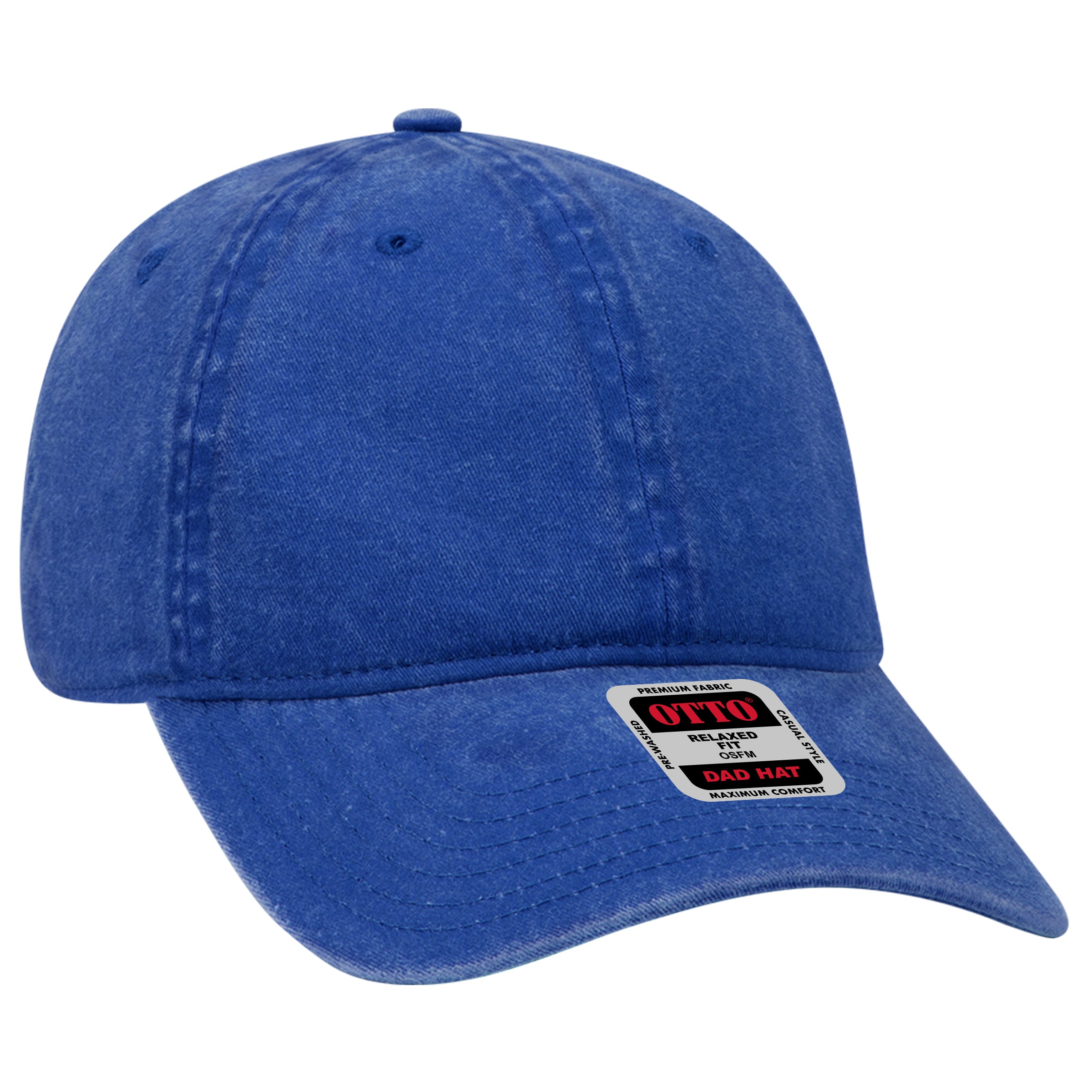 OTTO 6-Panel Low-Profile Dad Hat Unstructured Garment-Washed Cotton