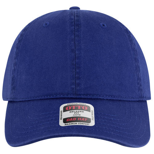 OTTO CAP 6-Panel Low Profile Dad Hat Washed Cotton