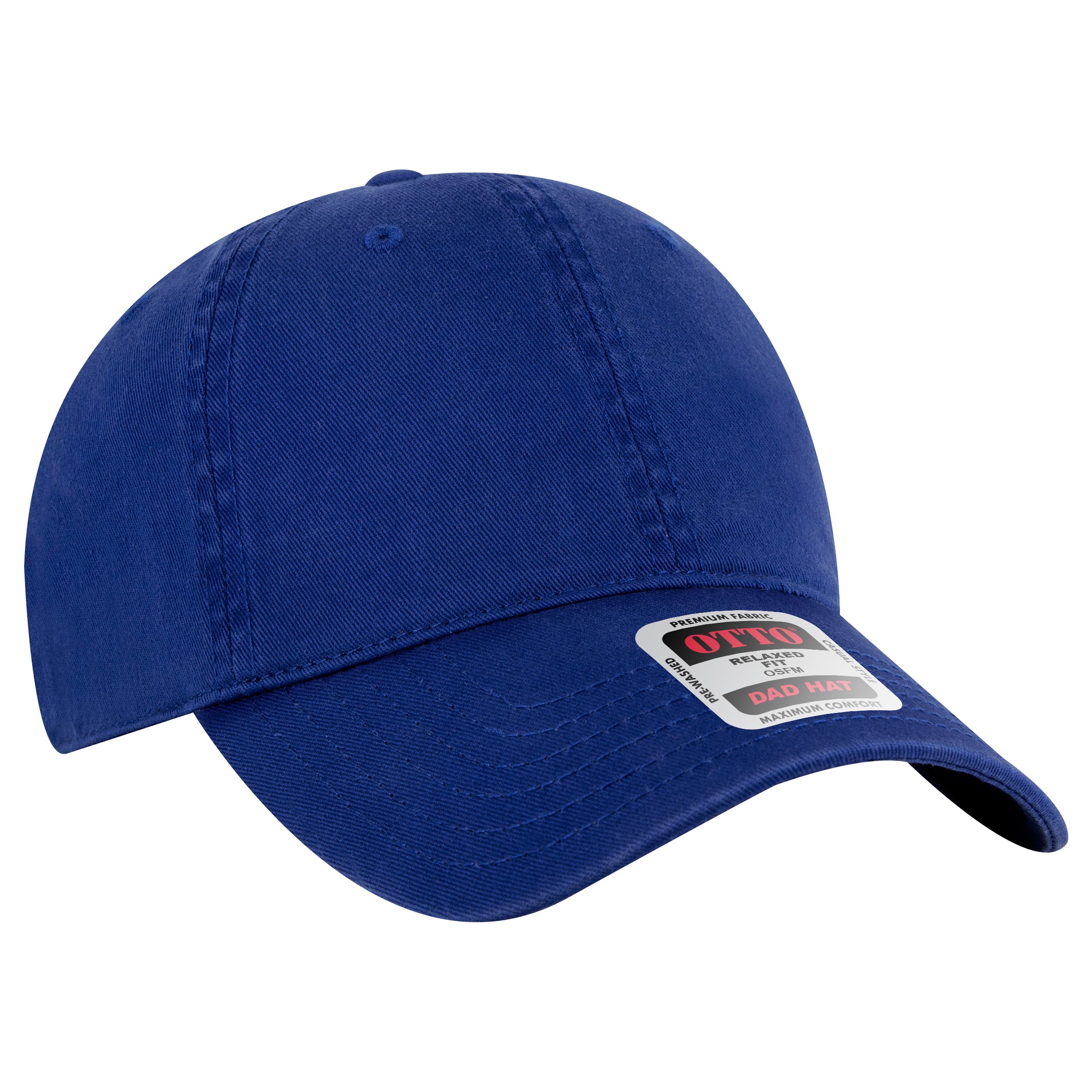 OTTO CAP 6-Panel Low Profile Dad Hat Washed Cotton