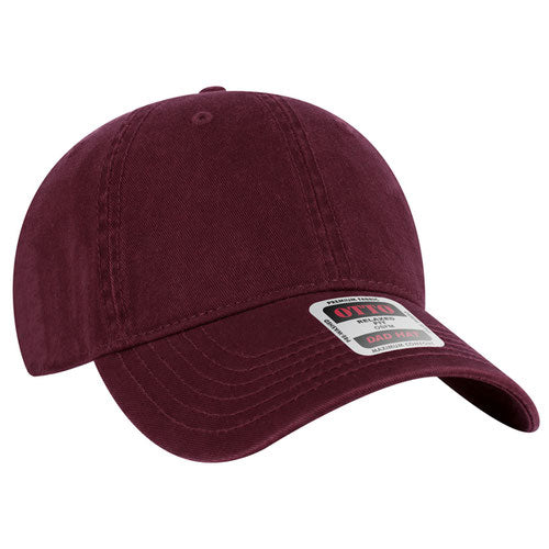 OTTO CAP 6-Panel Low Profile Dad Hat Washed Cotton