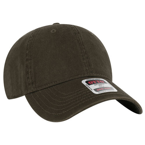 OTTO CAP 6-Panel Low Profile Dad Hat Washed Cotton