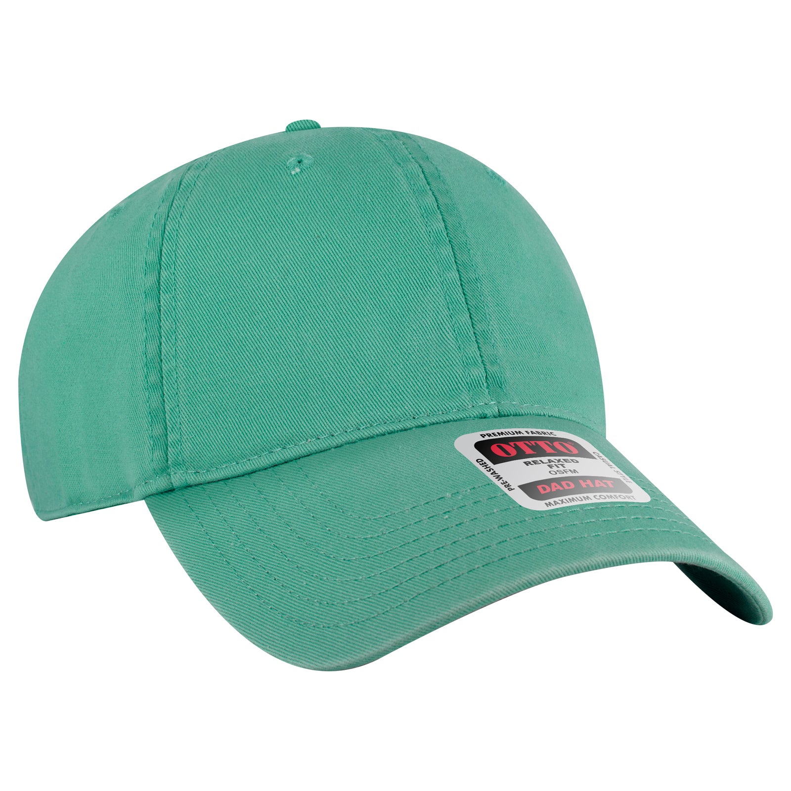 OTTO CAP 6-Panel Low Profile Dad Hat Washed Cotton