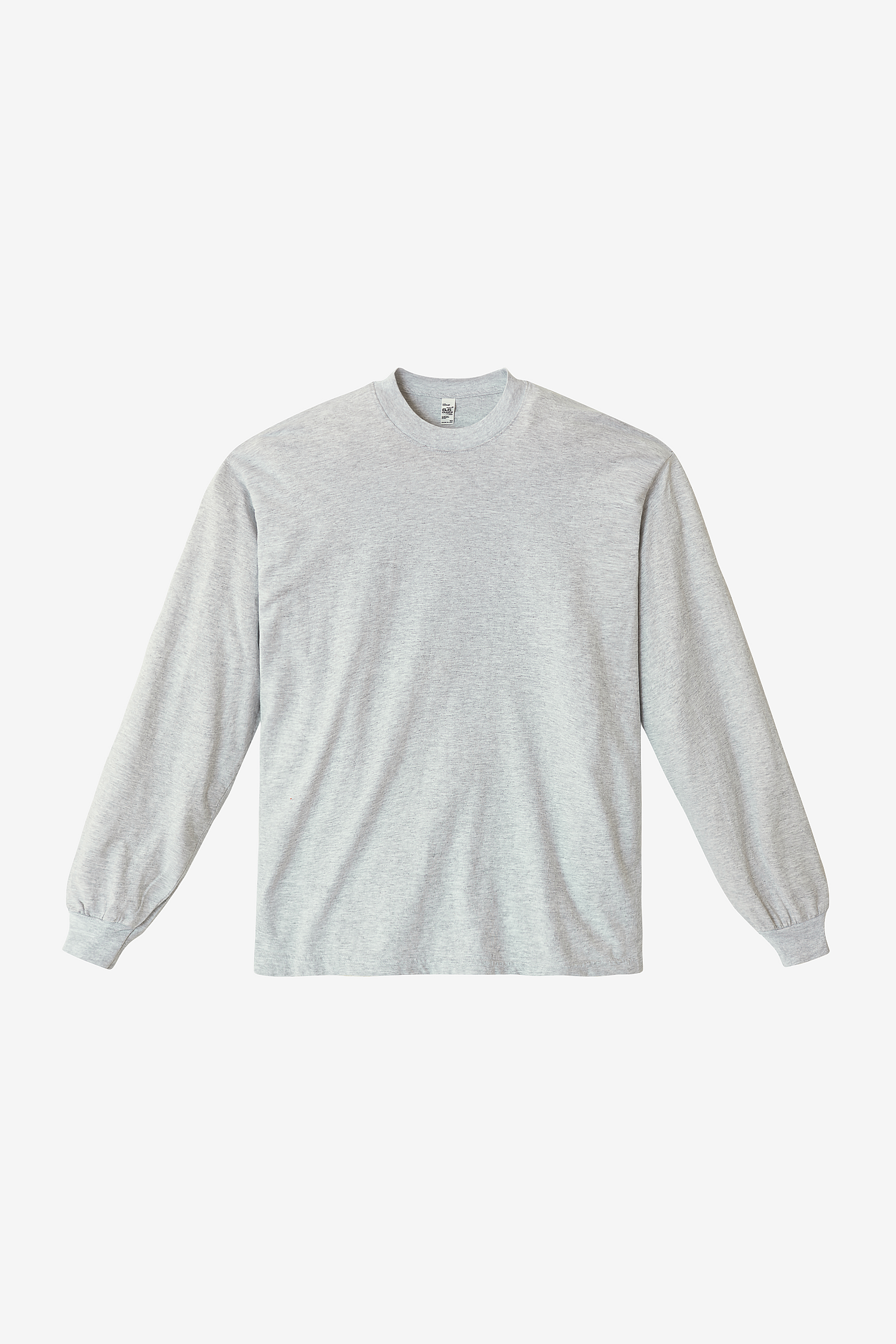 Heavyweight Garment Dye Long Sleeve Crewneck T-Shirt – 6.5oz Shrink Free Cotton