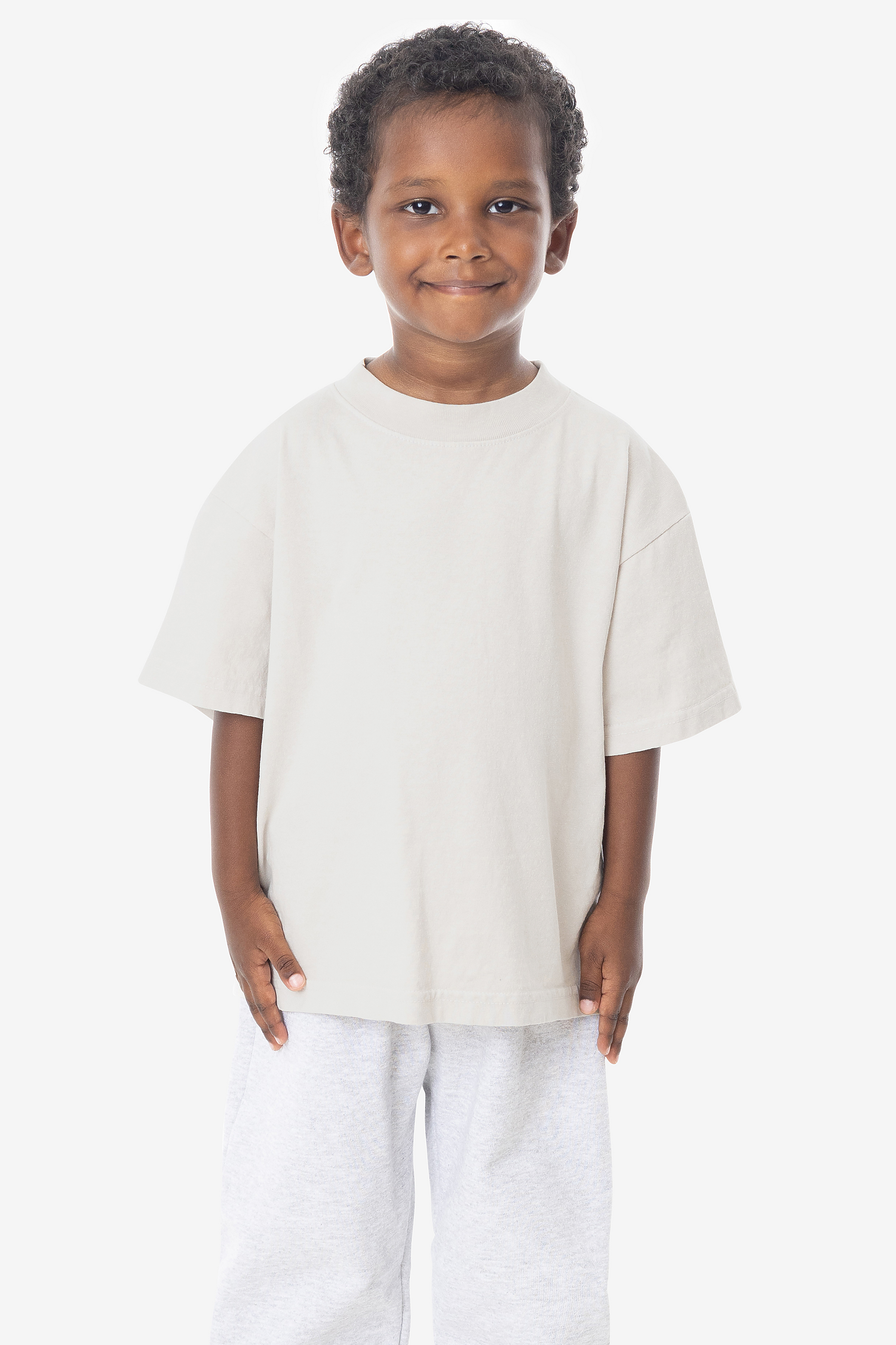 Kids Unisex Garment Dyed Short Sleeve Cotton T-Shirt - Comfortable Durable Playwear