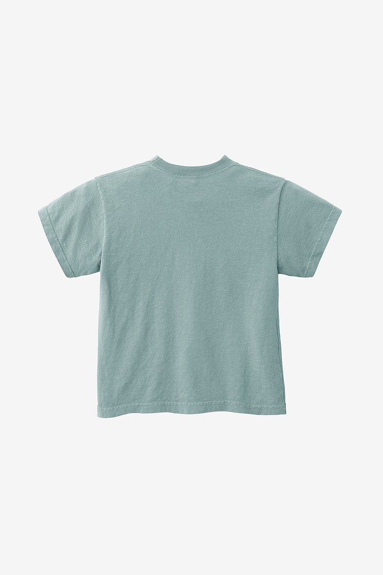 Kids Unisex Garment Dyed Short Sleeve Cotton T-Shirt - Comfortable Durable Playwear
