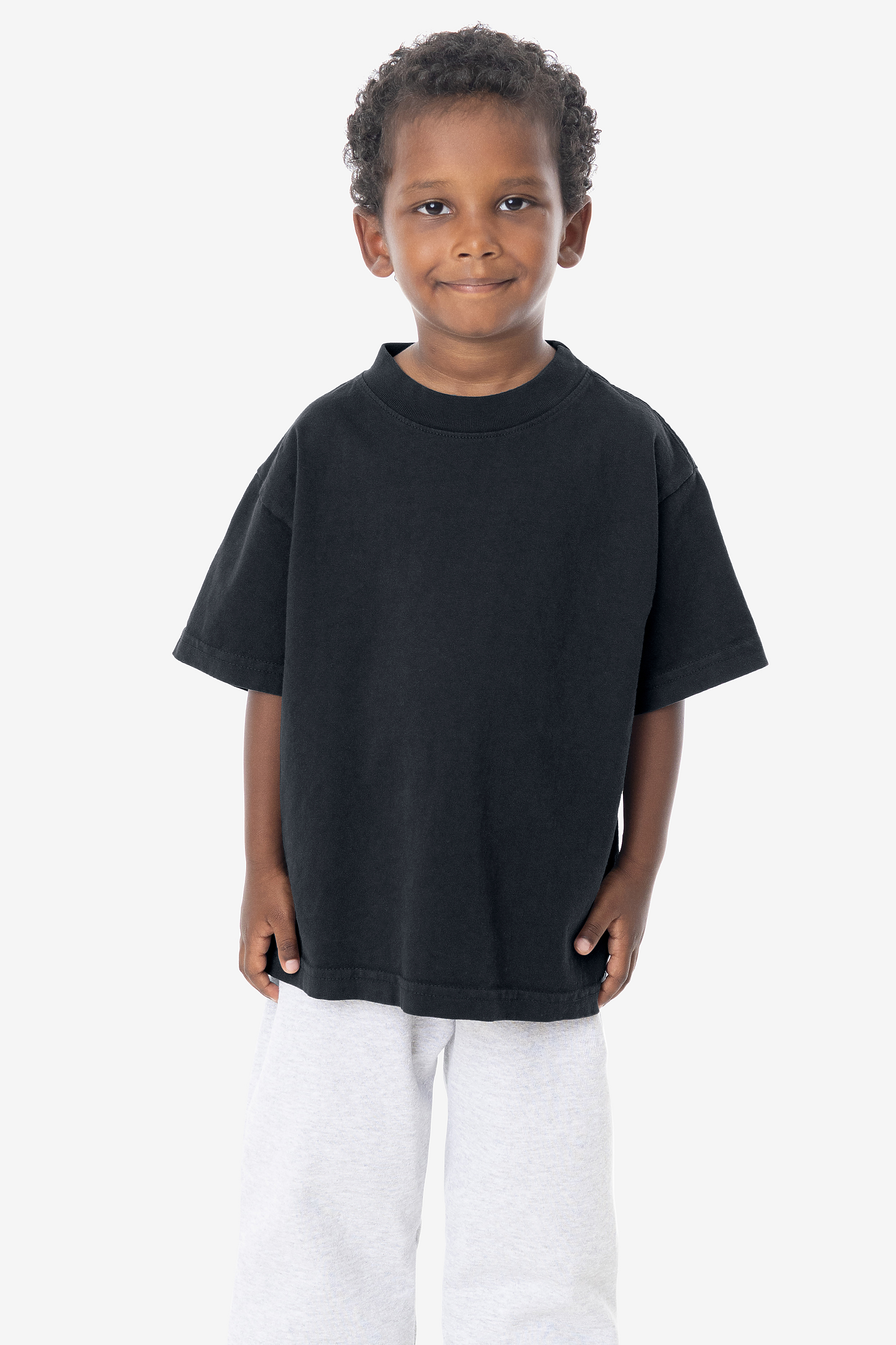 Kids Unisex Garment Dyed Short Sleeve Cotton T-Shirt - Comfortable Durable Playwear