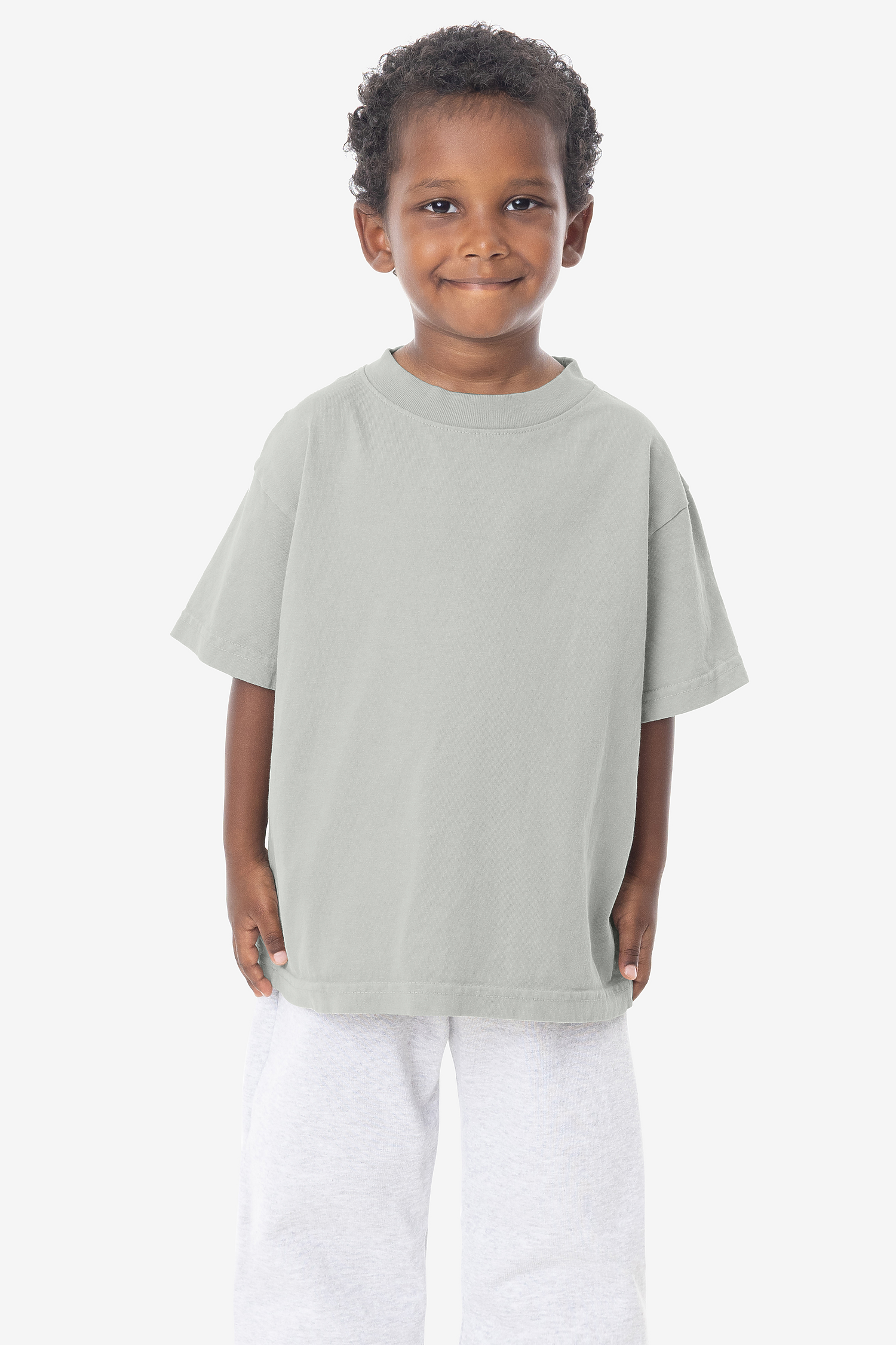 Kids Unisex Garment Dyed Short Sleeve Cotton T-Shirt - Comfortable Durable Playwear