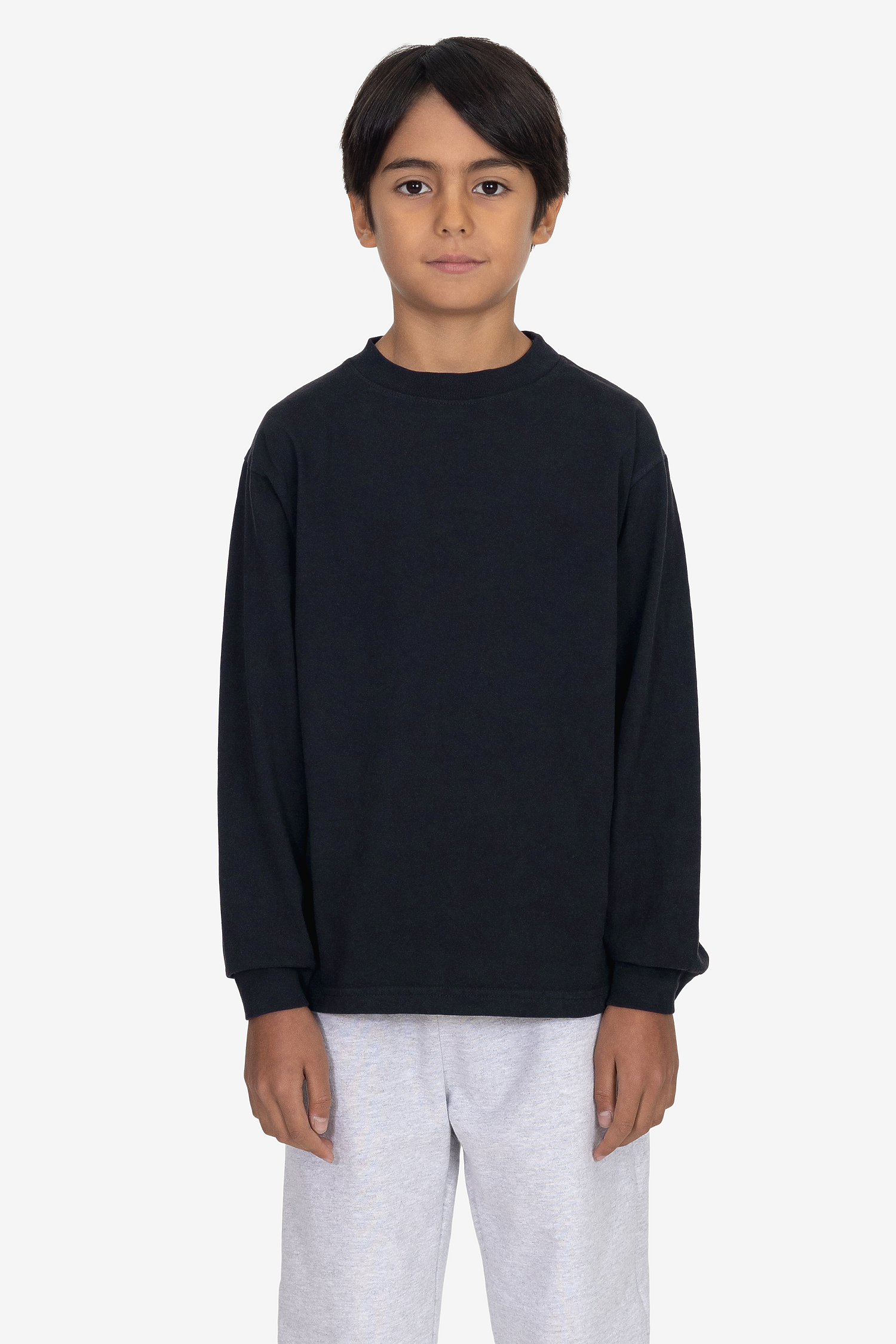Premium Kids' Unisex Garment Dye Long Sleeve Cotton Tee – Shrink-Free Comfort