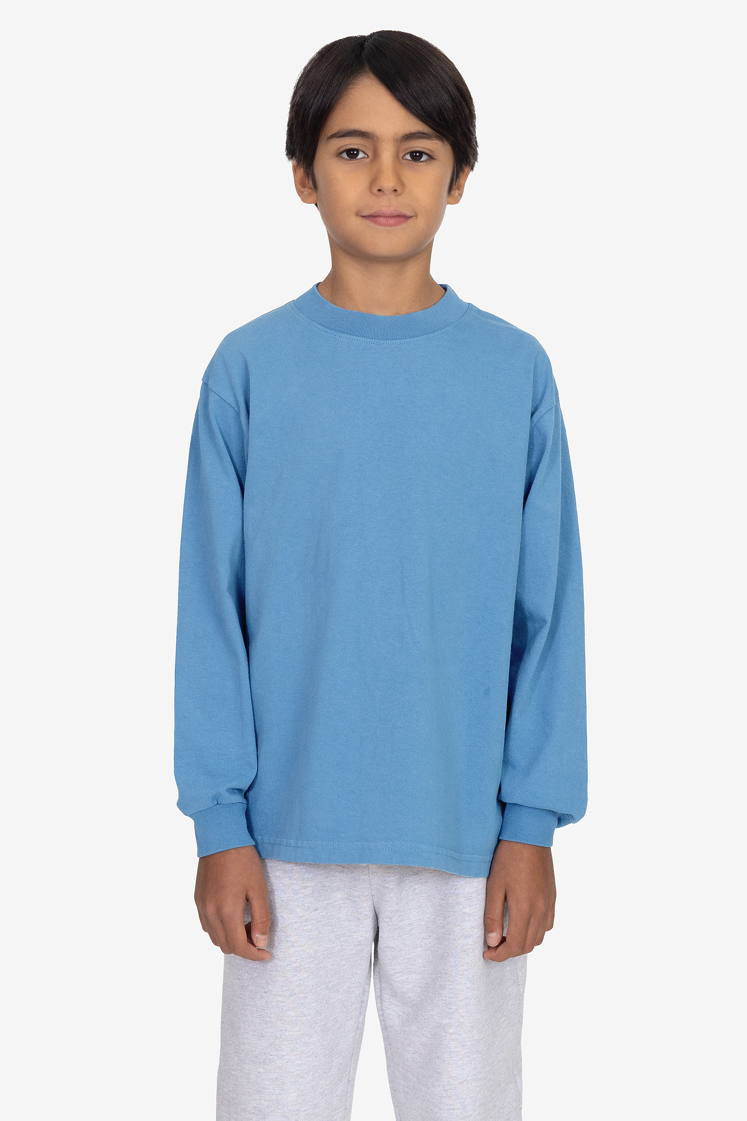 Premium Kids' Unisex Garment Dye Long Sleeve Cotton Tee – Shrink-Free Comfort