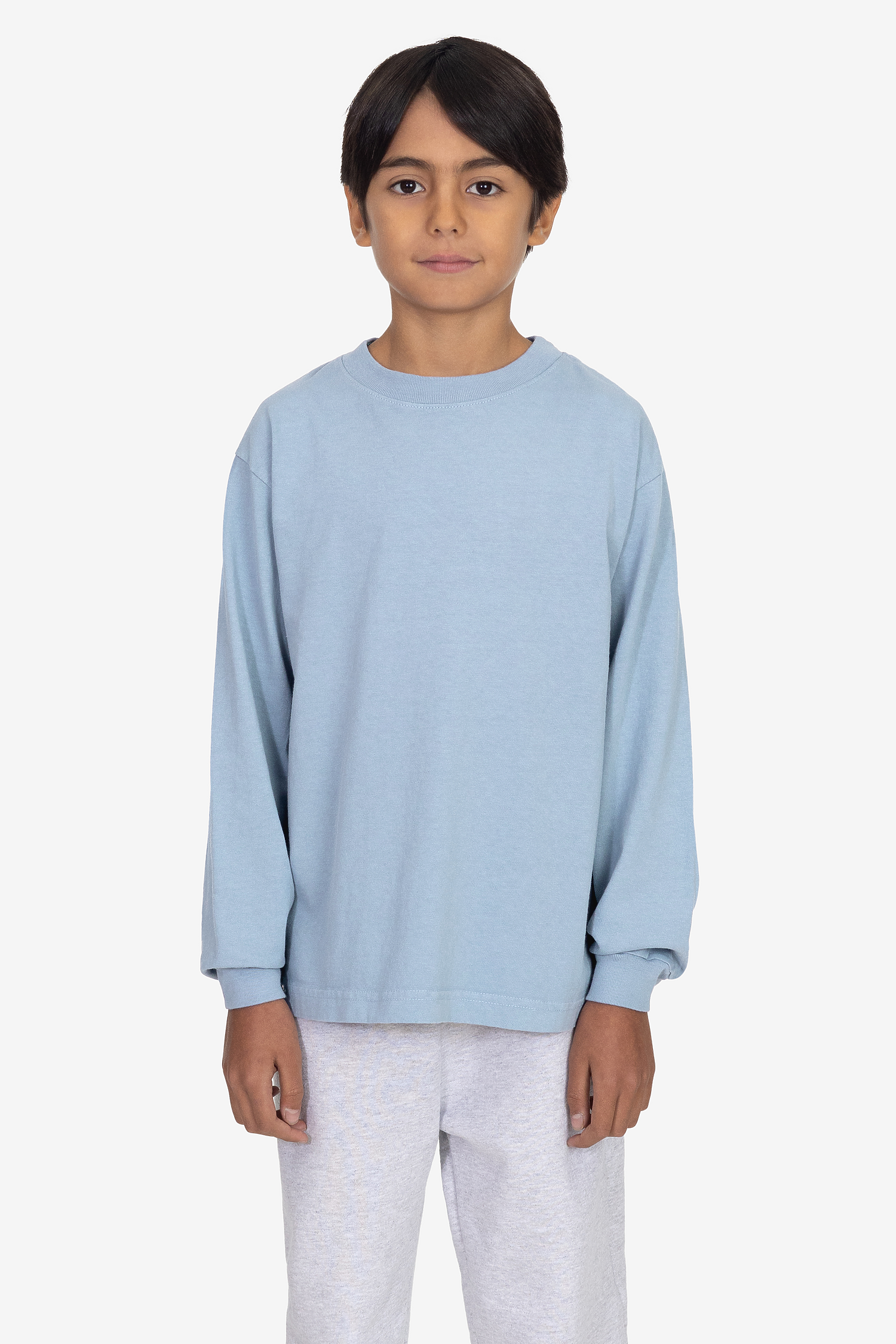Premium Kids' Unisex Garment Dye Long Sleeve Cotton Tee – Shrink-Free Comfort