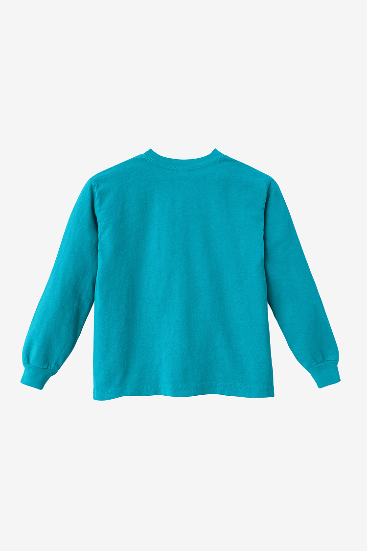 Premium Kids' Unisex Garment Dye Long Sleeve Cotton Tee – Shrink-Free Comfort