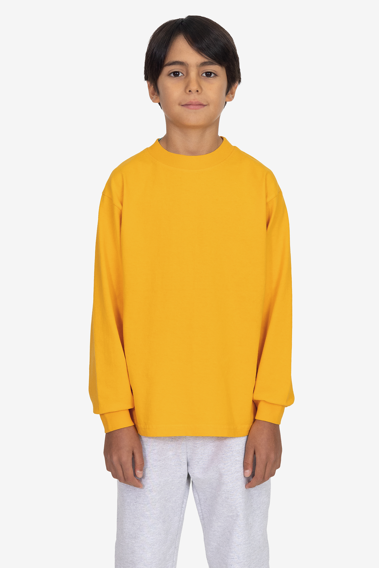 Premium Kids' Unisex Garment Dye Long Sleeve Cotton Tee – Shrink-Free Comfort