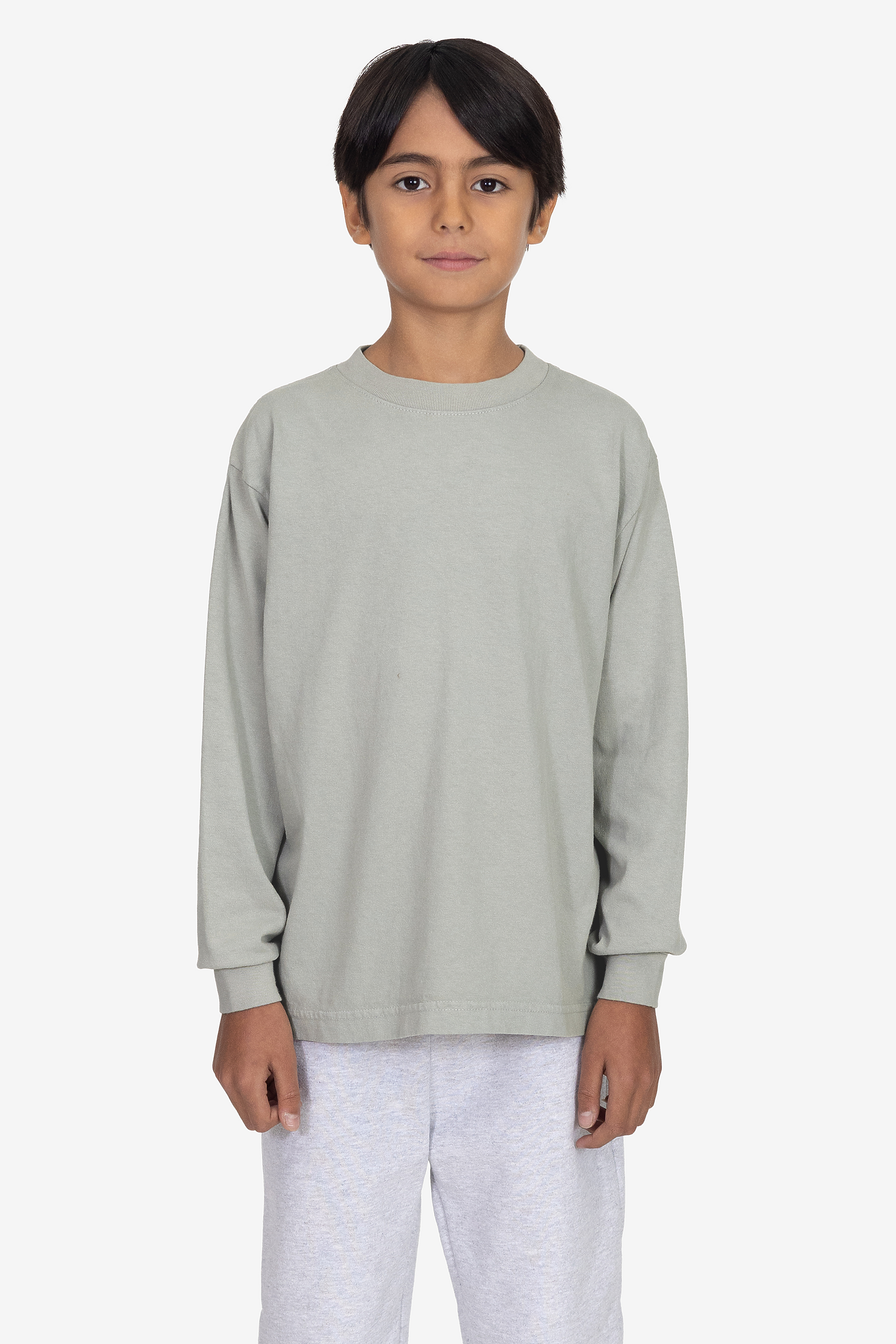 Premium Kids' Unisex Garment Dye Long Sleeve Cotton Tee – Shrink-Free Comfort