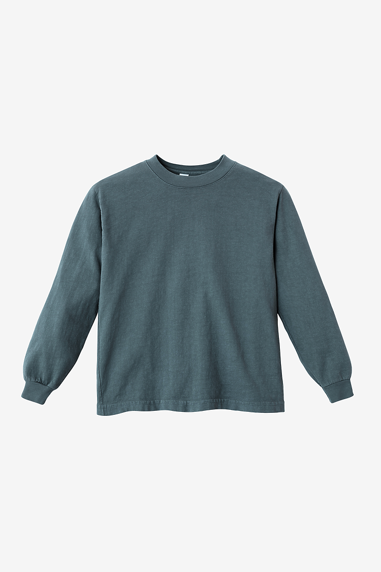 Premium Kids' Unisex Garment Dye Long Sleeve Cotton Tee – Shrink-Free Comfort