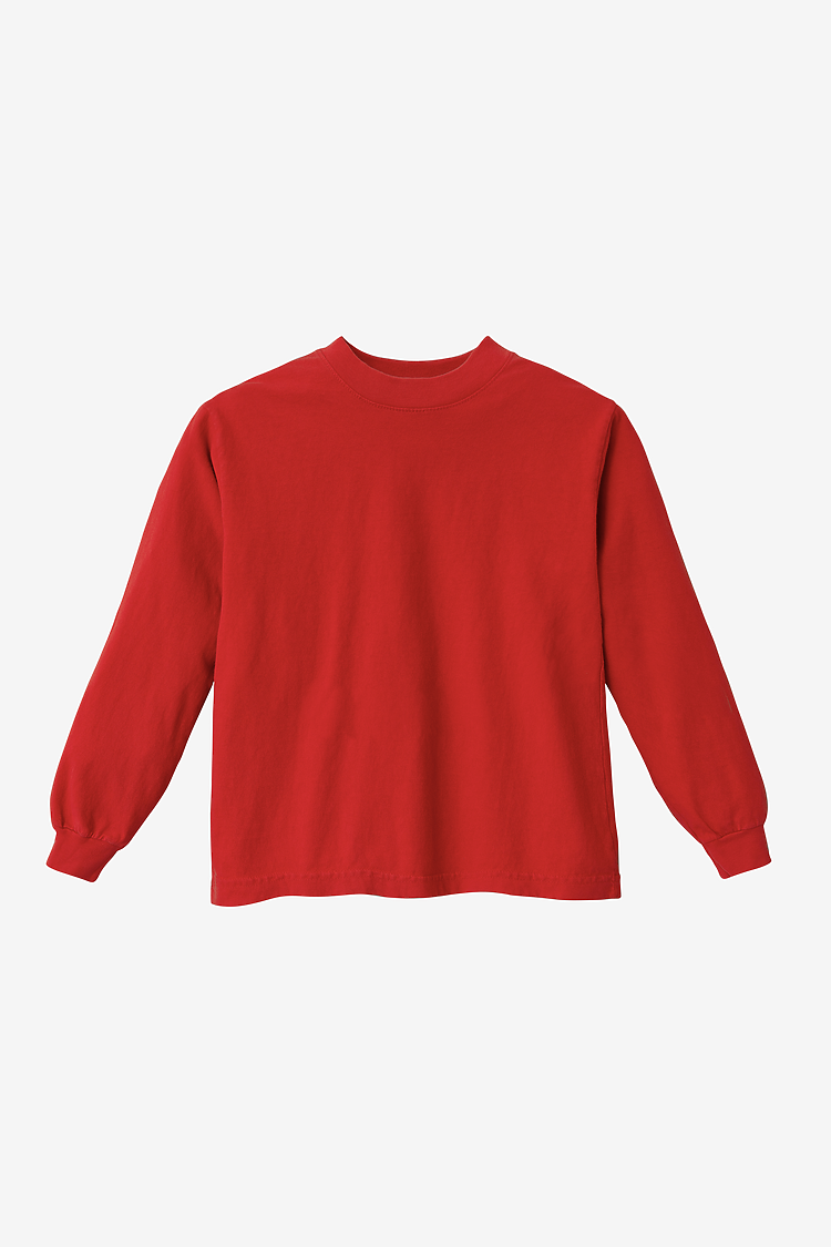 Premium Kids' Unisex Garment Dye Long Sleeve Cotton Tee – Shrink-Free Comfort