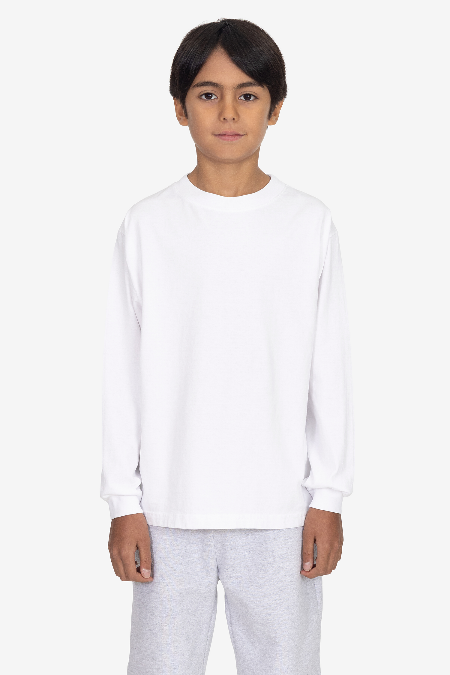 Premium Kids' Unisex Garment Dye Long Sleeve Cotton Tee – Shrink-Free Comfort