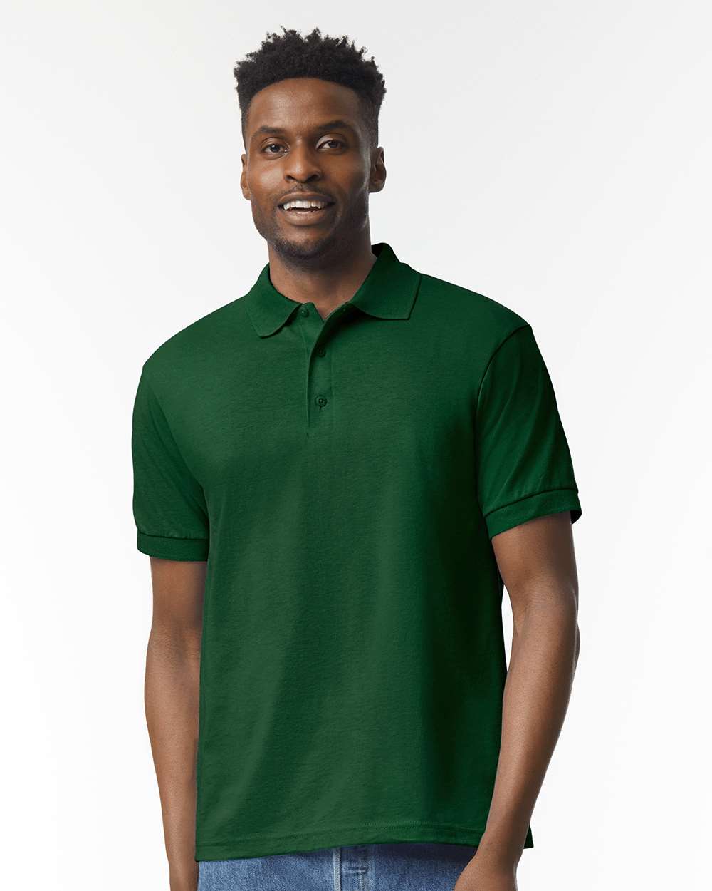 Gildan Unisex DryBlend Moisture-Wicking Jersey Polo Shirt for Comfort