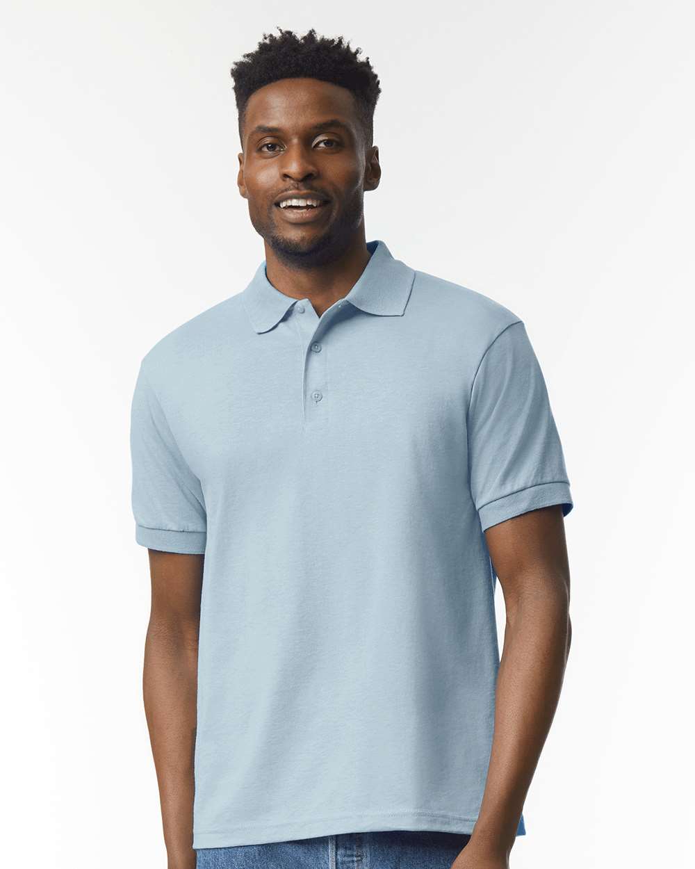Gildan Unisex DryBlend Moisture-Wicking Jersey Polo Shirt for Comfort